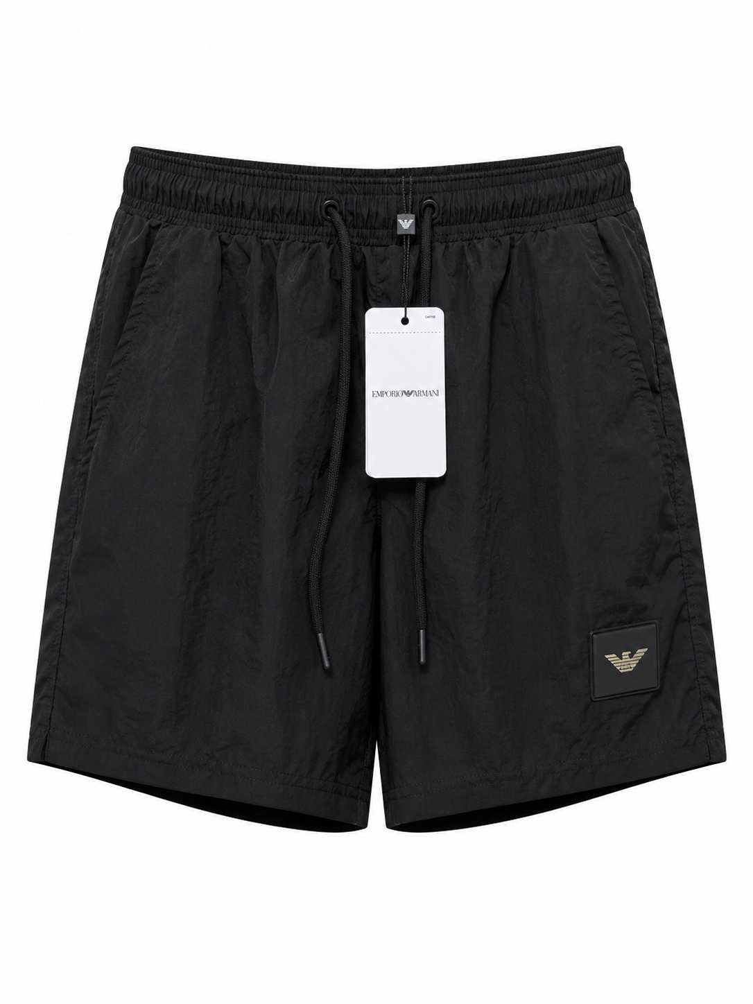 Emporio Armani black swim short