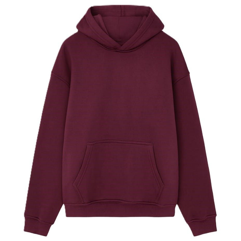 Oversized Burgundy Hoodie