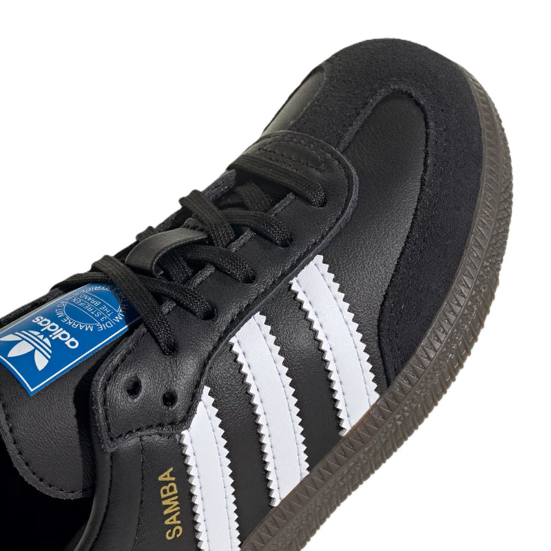 Adidas Samba OG Shoes Black White Kids