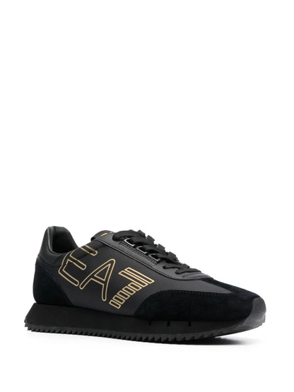 Ea7 Emporio Armani logo-print low-top sneakers
