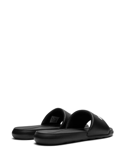 Nike Victori One Black White Slides