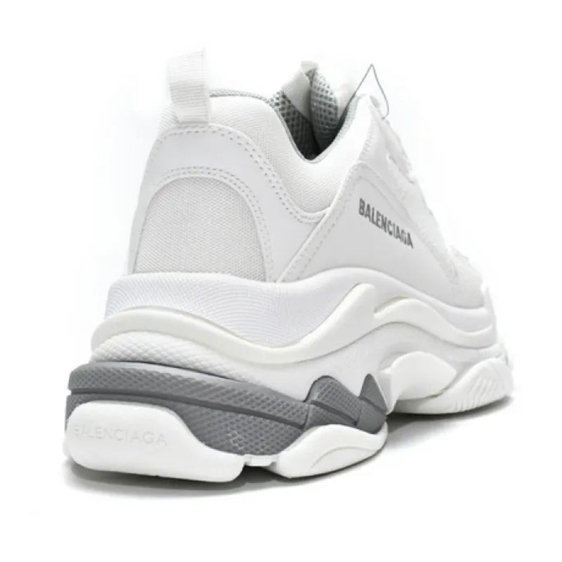 Balenciaga Triple S White Silver