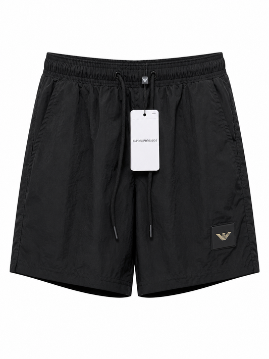 Emporio Armani black swim short