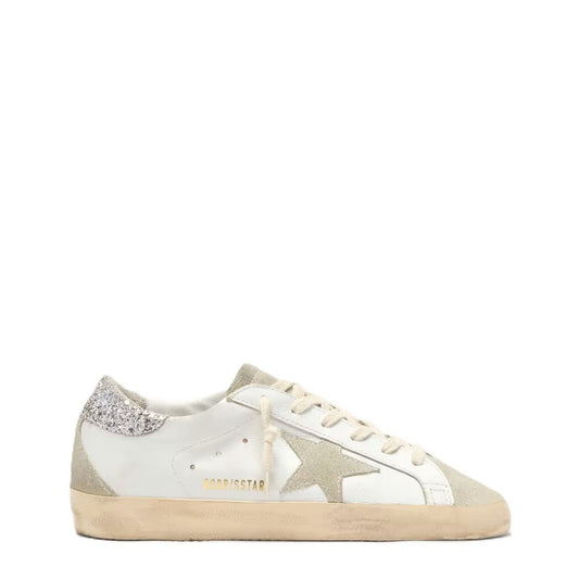 Golden goose Super-Star with gray star and silver