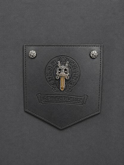 Chrome Hearts logo Metal black t-shirt