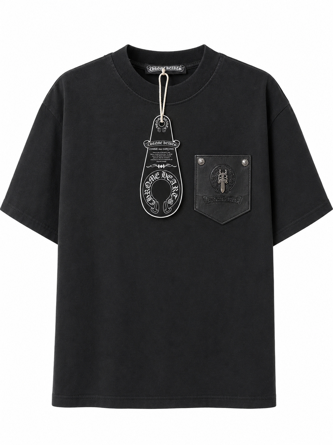 Chrome Hearts logo Metal black t-shirt