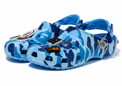 BAPE Bathing Ape x CROCS  Blue Camo