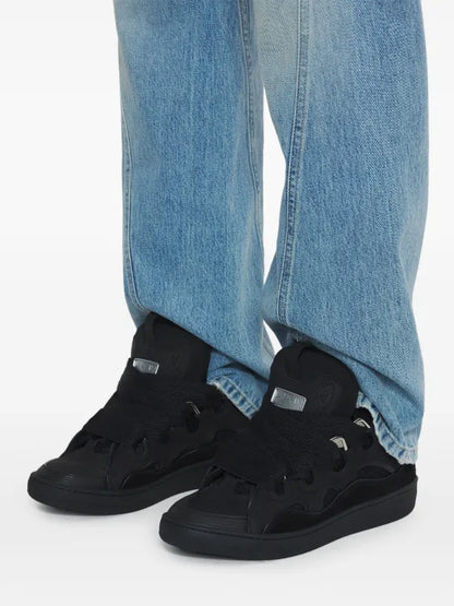 LANVIN CURB SNEAKERS IN LEATHER