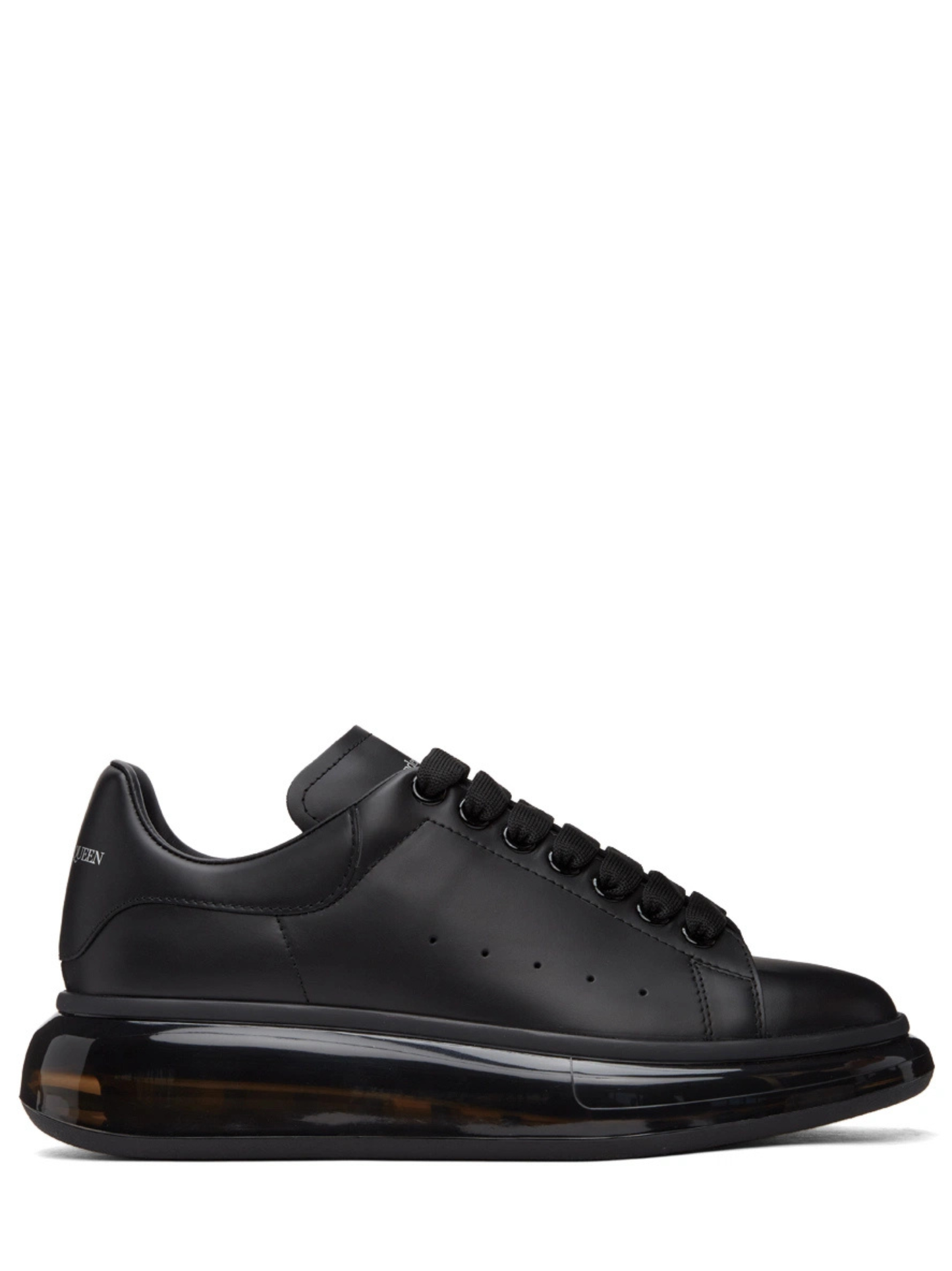 Alexander McQueen oversized shoes with glossy black soles
