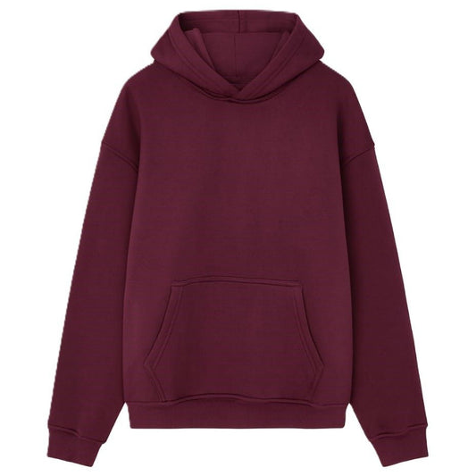 Oversized Burgundy Hoodie