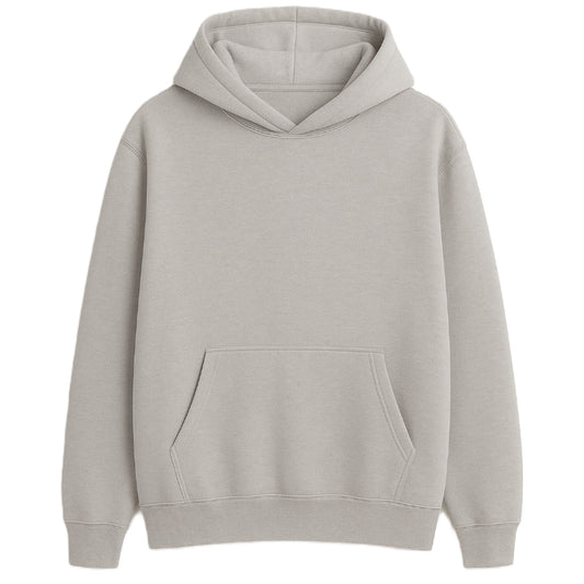 Oversized Light Grey Hoodie