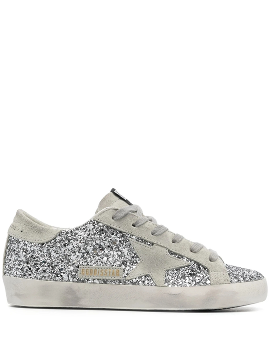 Golden Goose Super-Star glitter sneakers