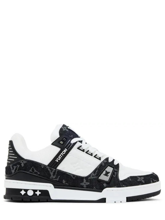 Louis Vuitton Trainer 'White Black Denim'