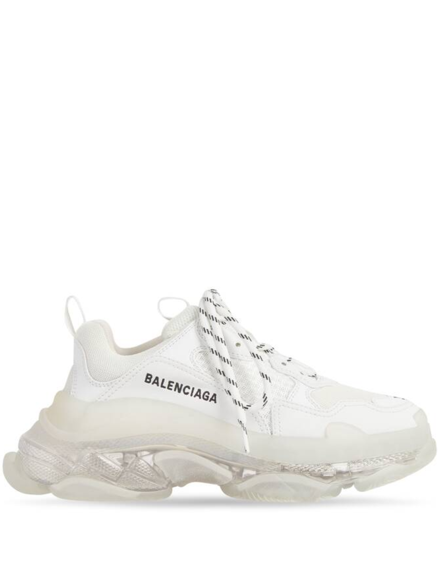 Balenciaga Triple S Clear Sole in White